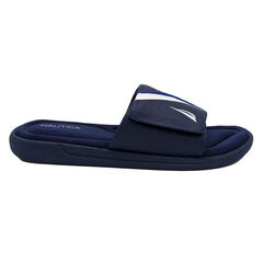 Montrell Slide Sandal in Navy,Navy,large