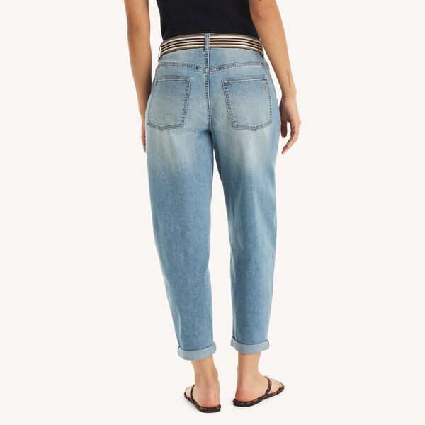 Belted High-Rise Jean