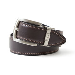 Boys' Casual Belt (8-16),Cream,large