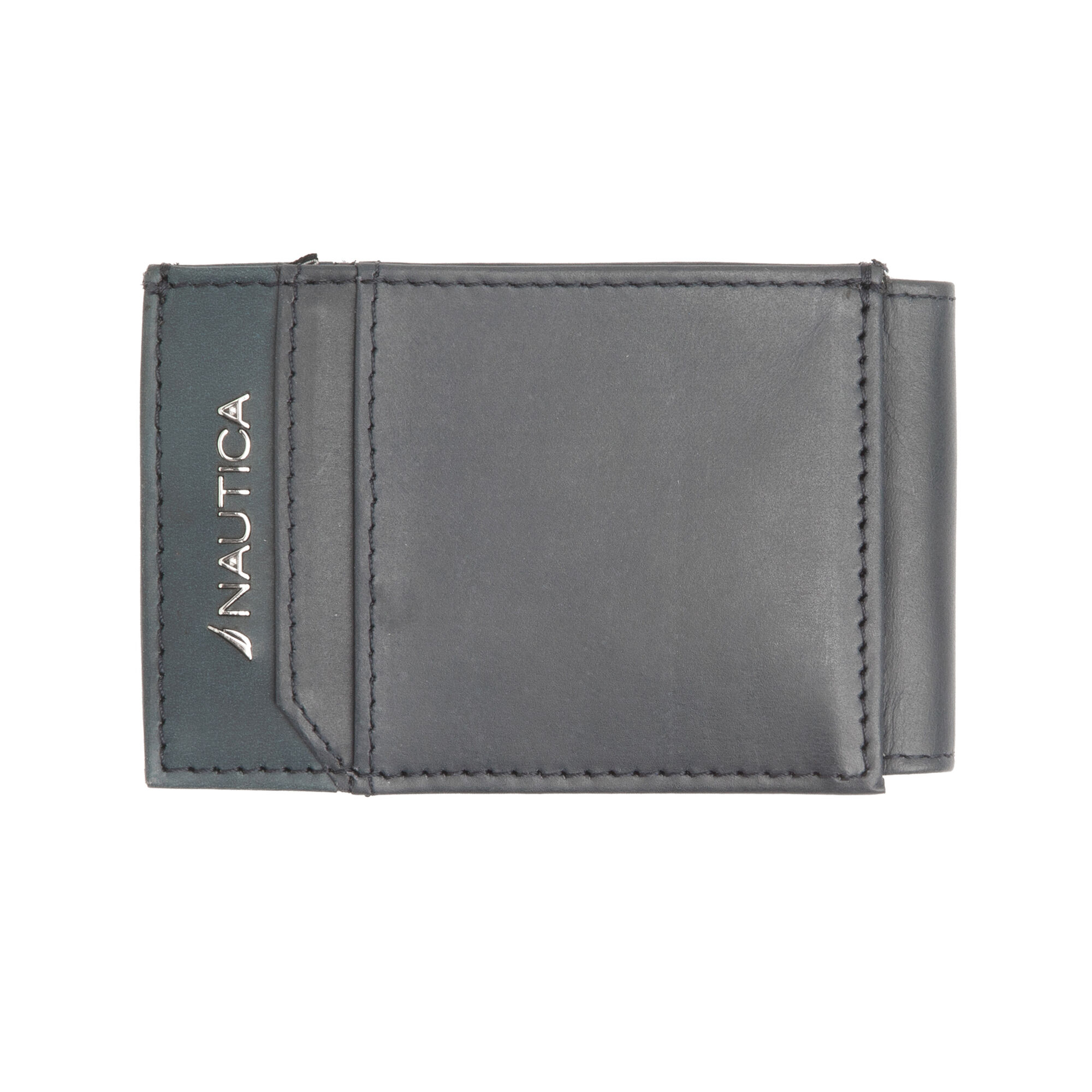 BRENDAN MAGNETIC SLIMFOLD WALLET,Navy,large