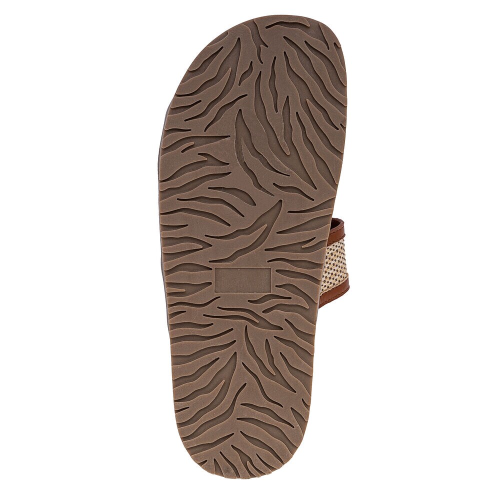 Slip-On Sandal,Dark Brown Heather,large