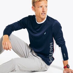 NAVTECH RASH GUARD,Navy,large