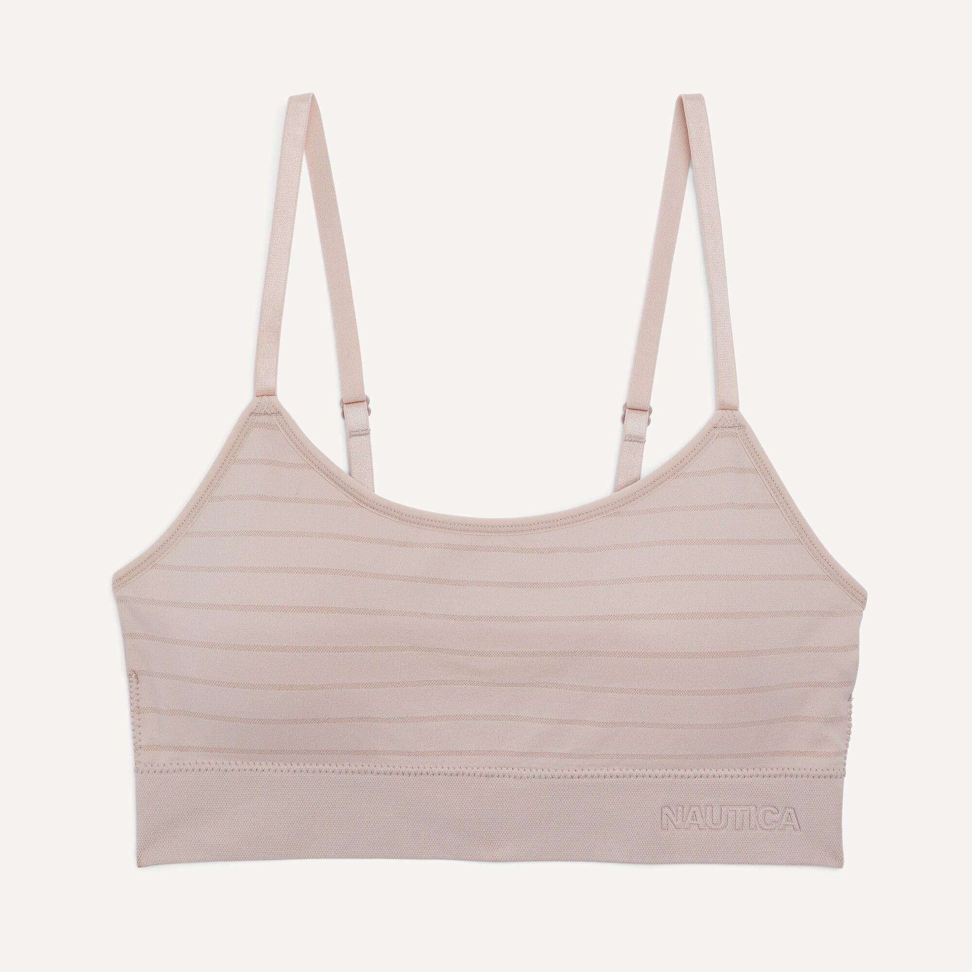 Nautica Womens Logo Seamless Bra, 3-Pack - Picture 2 of 4