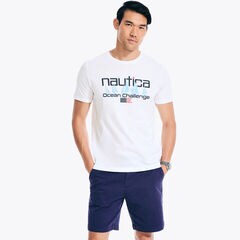 Big & Tall Sustainably Crafted Ocean Challenge Graphic T-Shirt,Bright White,large