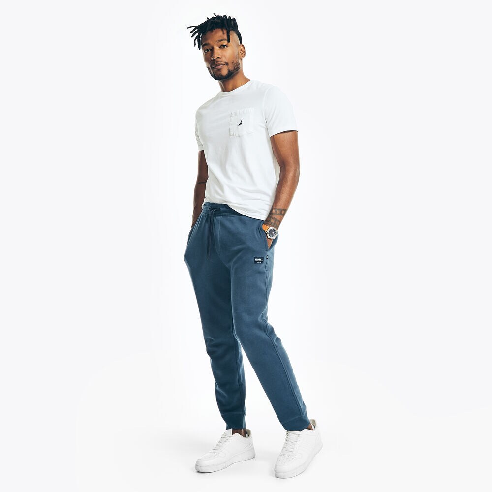 SUSTAINABLY CRAFTED JOGGER,Lapis Blue,large