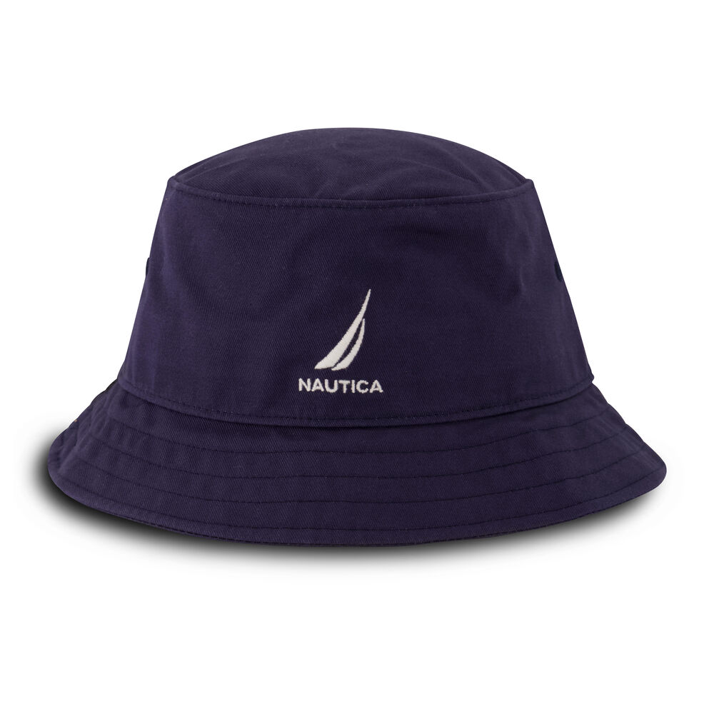 BRAND ICON BUCKET HAT,Navy,large