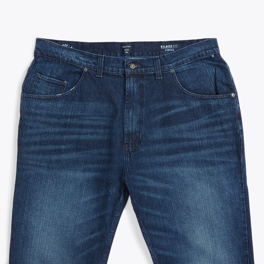 Big & Tall Relaxed Fit Adriatic Wash 5-Pocket Jeans,Pure Adriatic Sea Wash,large