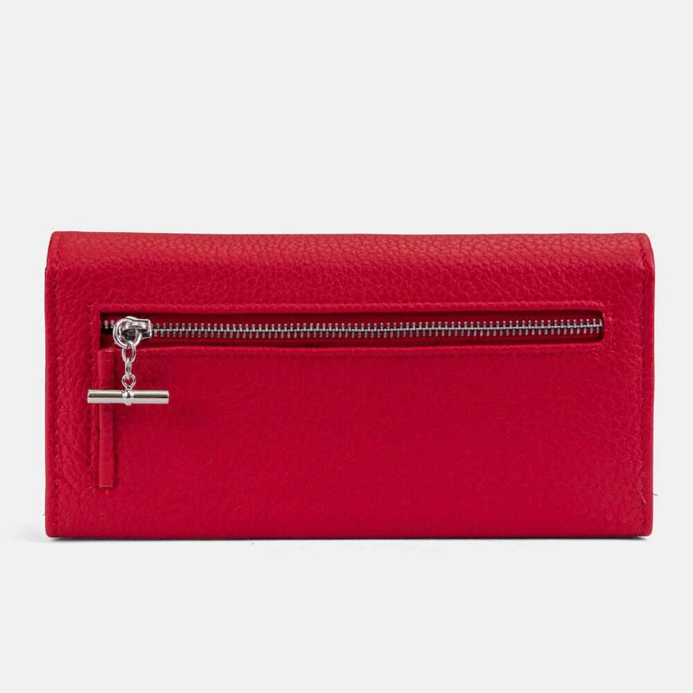 ABOVE BOARD BOXED CONTINENTAL WALLET,Nautica Red,large