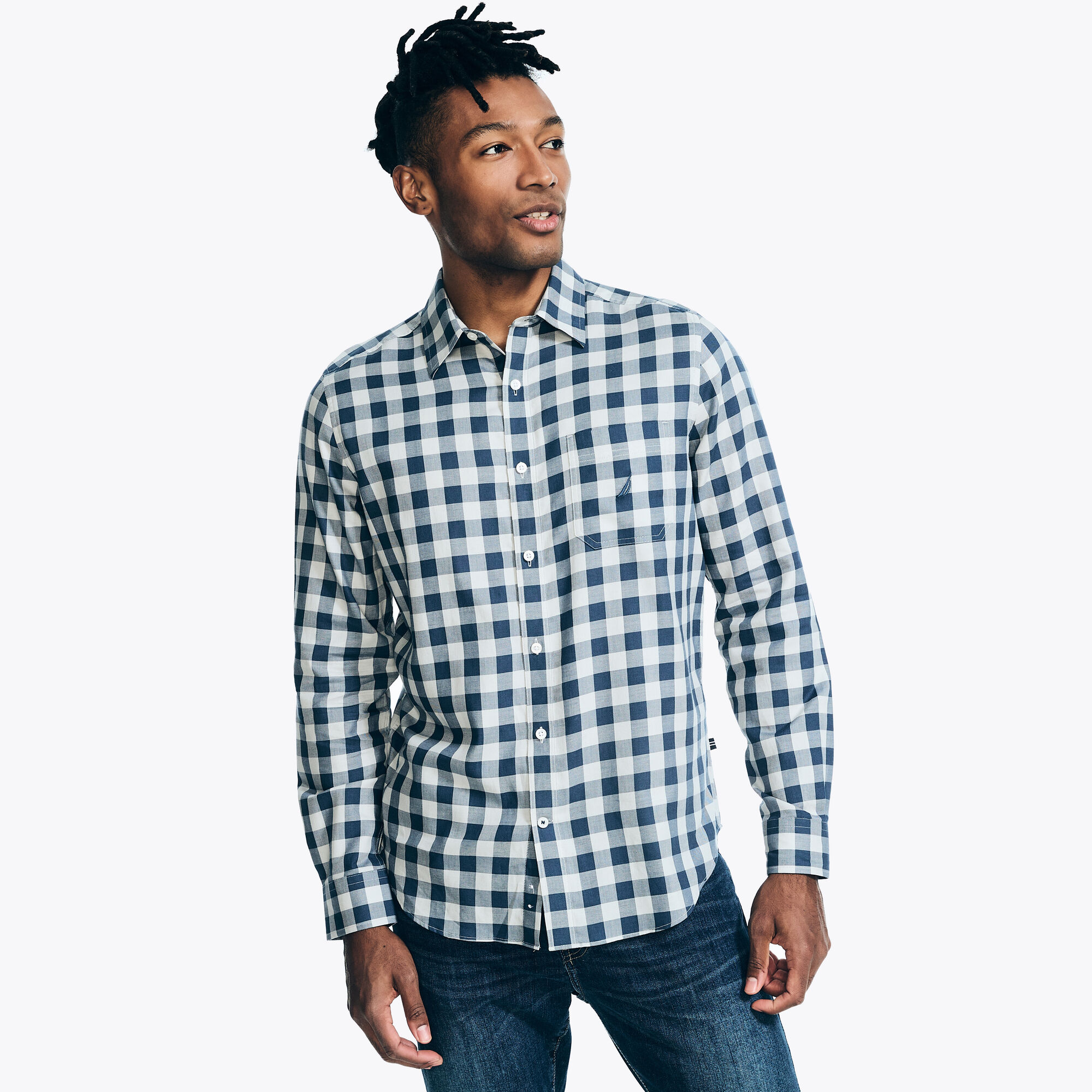 Plaid Shirt,High Rise,large