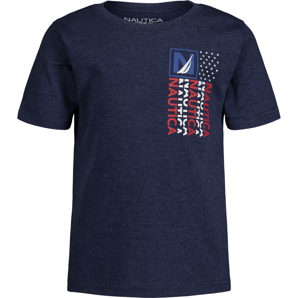 TODDLER BOYS' FLAGS GRAPHIC T-SHIRT (2T-4T),Noon Blue,large
