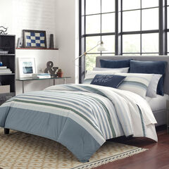 LANSIER GREY KING DUVET COVER SET,Rolling River Wash,large