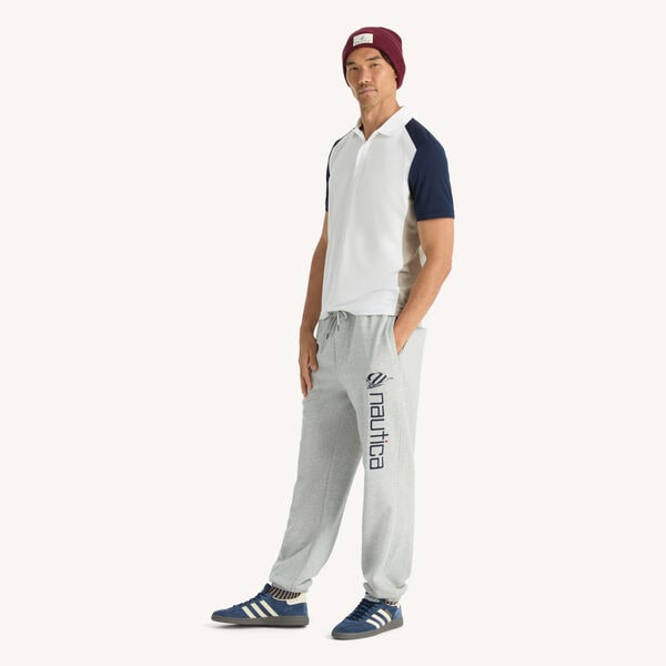 Classic Fit Colorblock Zip-Up Polo