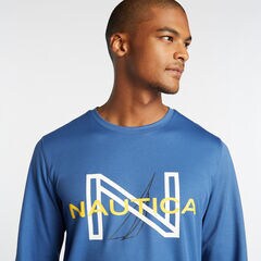 SUPER SOFT LONG SLEEVE TEE,Windsurf Blue,large