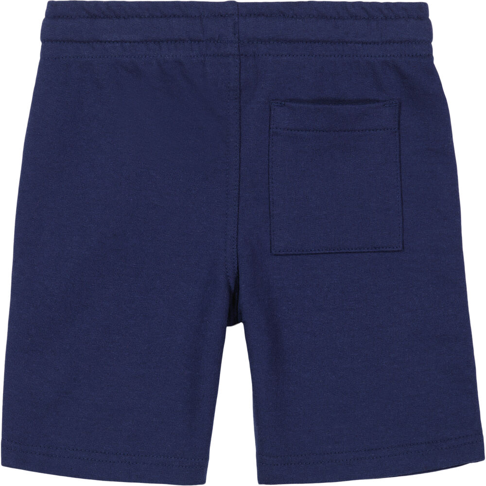 Boys' Fleece Logo Pull-On Short (8-16),J Navy,large