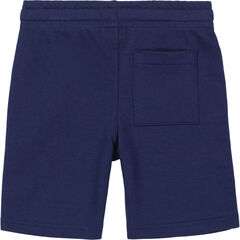 Boys' Fleece Logo Pull-On Short (8-16),J Navy,large