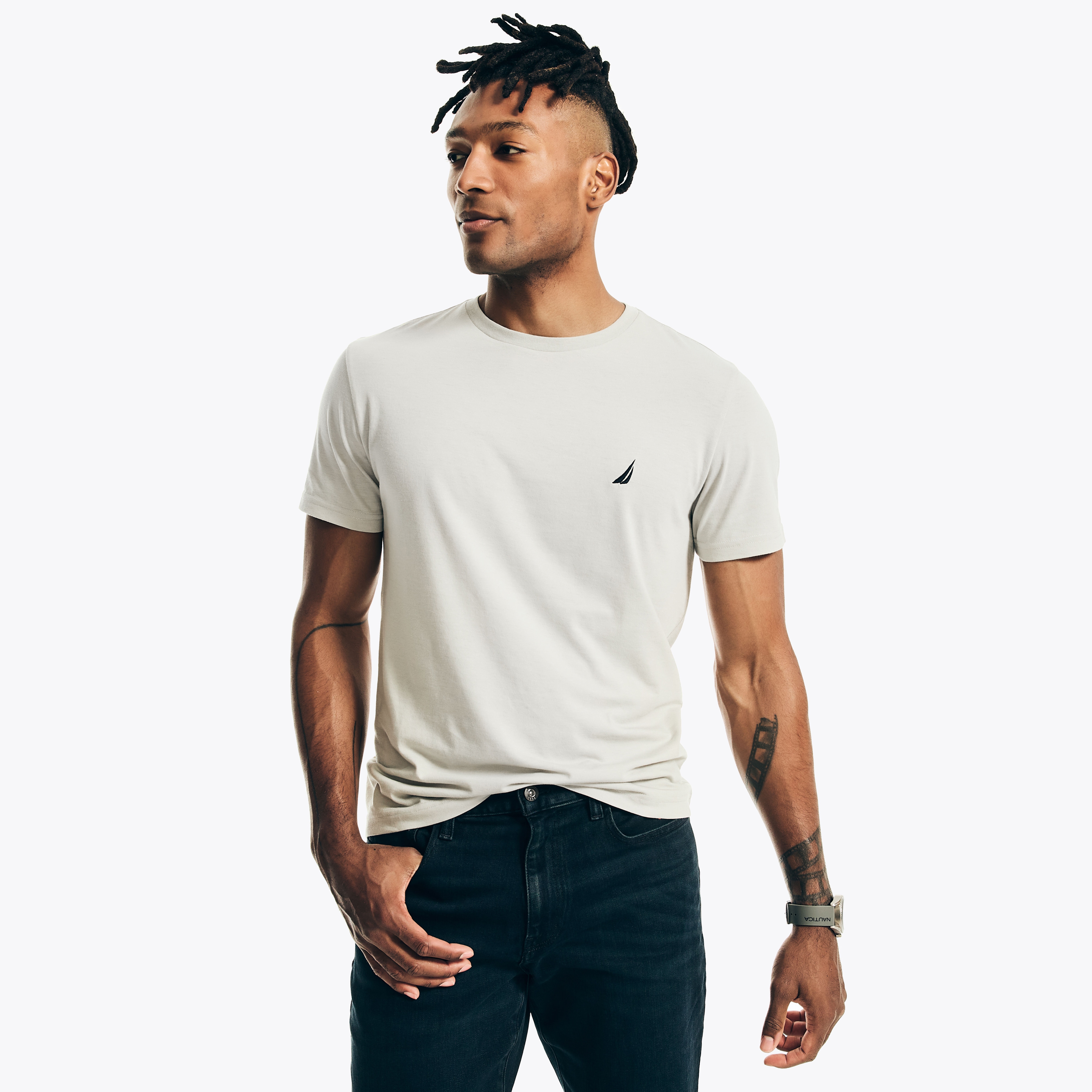 mens solid tee