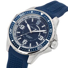 Koh May Bay 3-Hand Silicone Watch,Multi,large