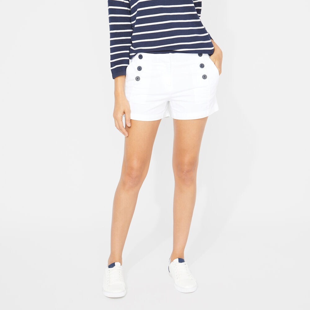 4" Stretch Twill Sailor Short,Bright White,large