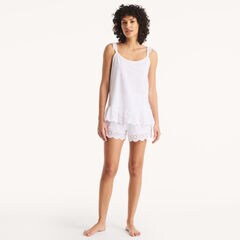 Pajama Short Set,Antique White Wash,large