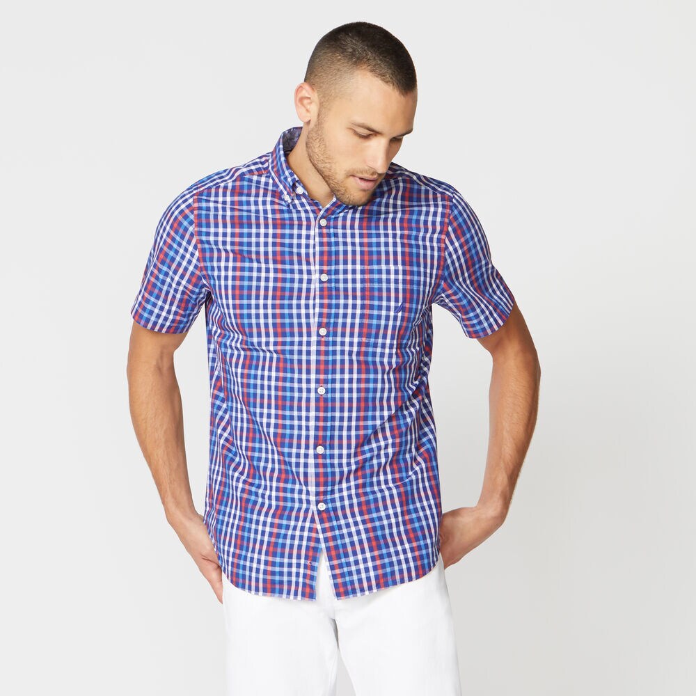 TATTERSALL SHORT SLEEVE SHIRT,Limoges,large
