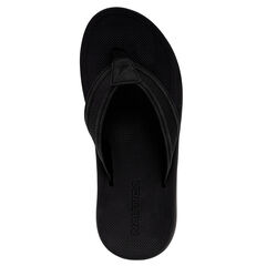 Perforated Flip-Flop,Black,large