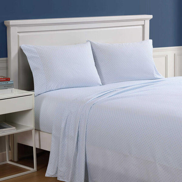 Annie Geo Blue Full Sheet Set