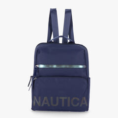 MINI LOGO BACKPACK,Navy,large