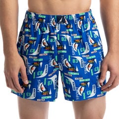 Woven Boxers,Capri Blue,large
