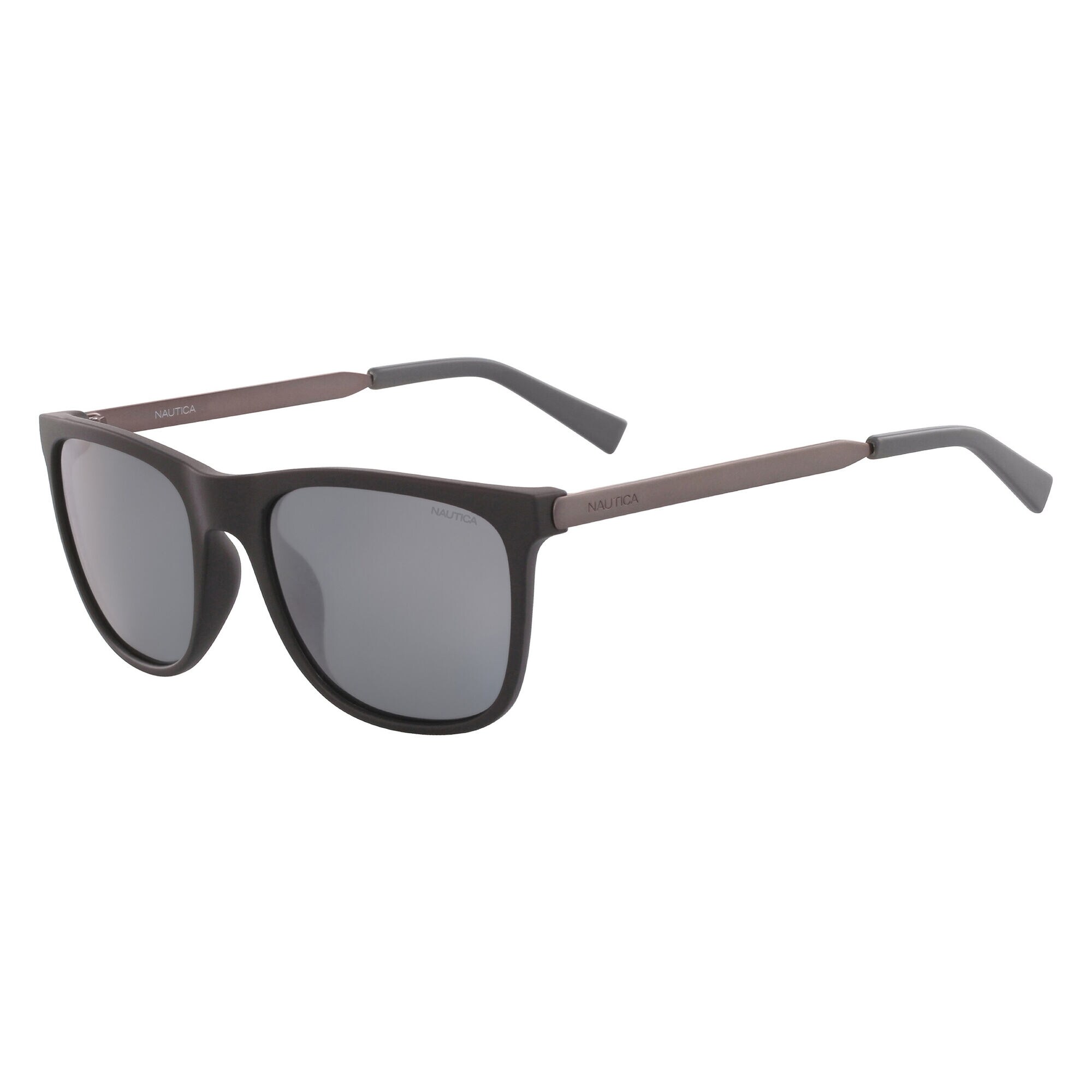 Rectangular Sunglasses with Matte Frame,Black Onyx,large
