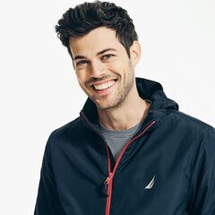 NAVTECH PACKABLE JACKET,Navy,large