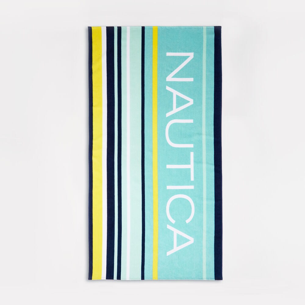 STRIPE BEACH TOWEL,Marigold,large
