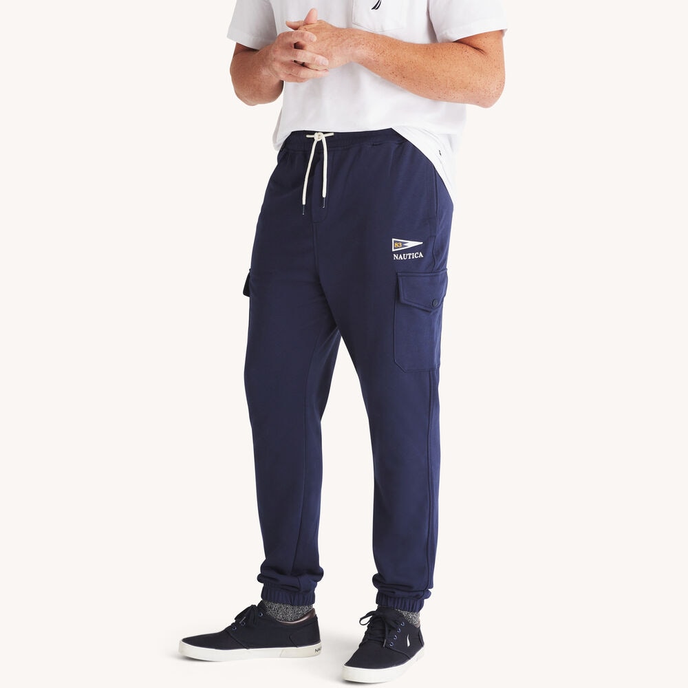 Big & Tall Cargo Jogger,Stellar Blue Heather,large