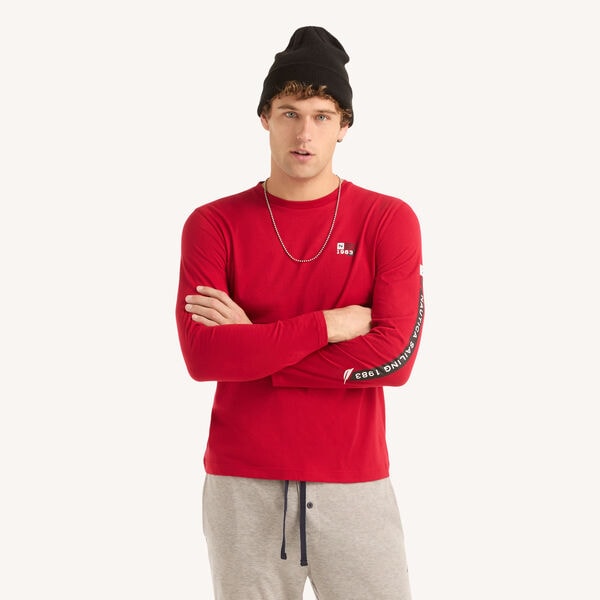 Sailing Regatta Graphic Long-Sleeve T-Shirt