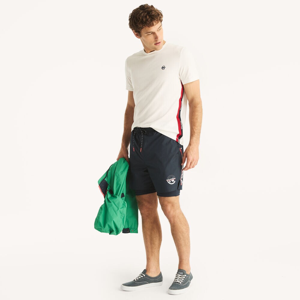 Competition 6" Logo Short,Navy,large