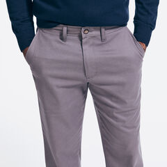 Wrinkle-Resistant Classic Fit Deck Pant,Pewter Grey,large