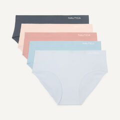 Ribbed Hipster Brief, 5-Pack,Little Boy Blue,large