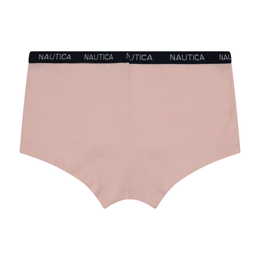 RIBBED BOYSHORT BRIEF, 5-PACK,Angel Blue,large