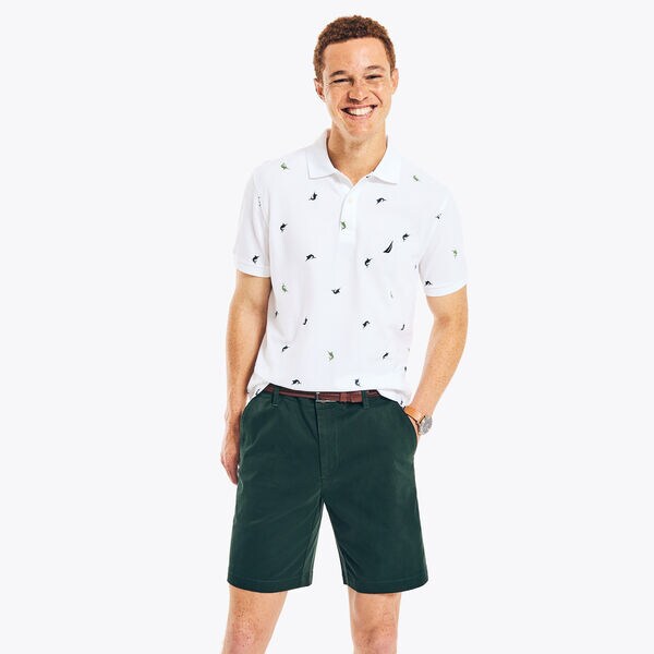 CLASSIC FIT PRINTED DECK POLO