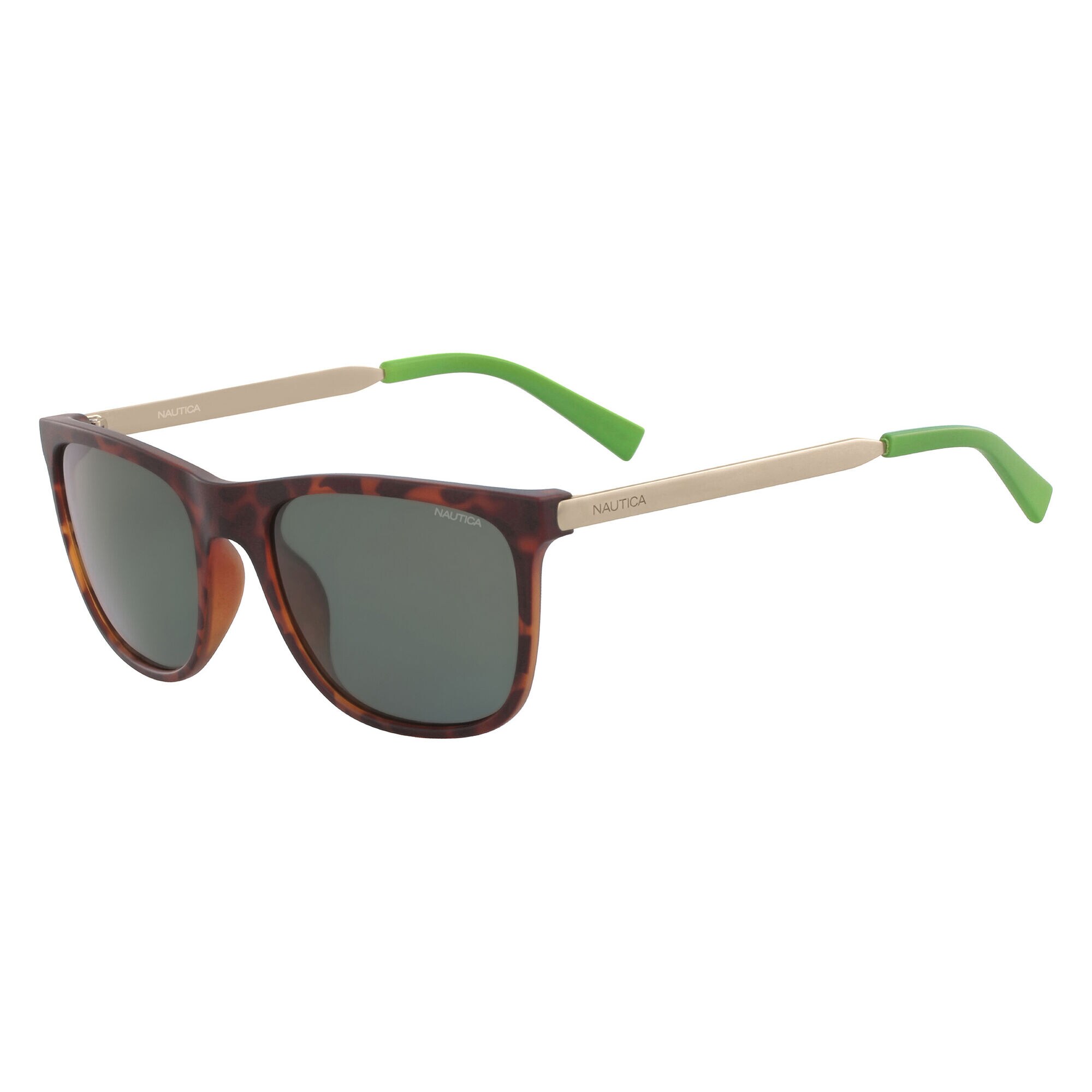 Rectangular Sunglasses with Matte Frame,Cafe,large