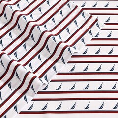 Red Stripe Queen Sheet Set,Pale Orchid,large