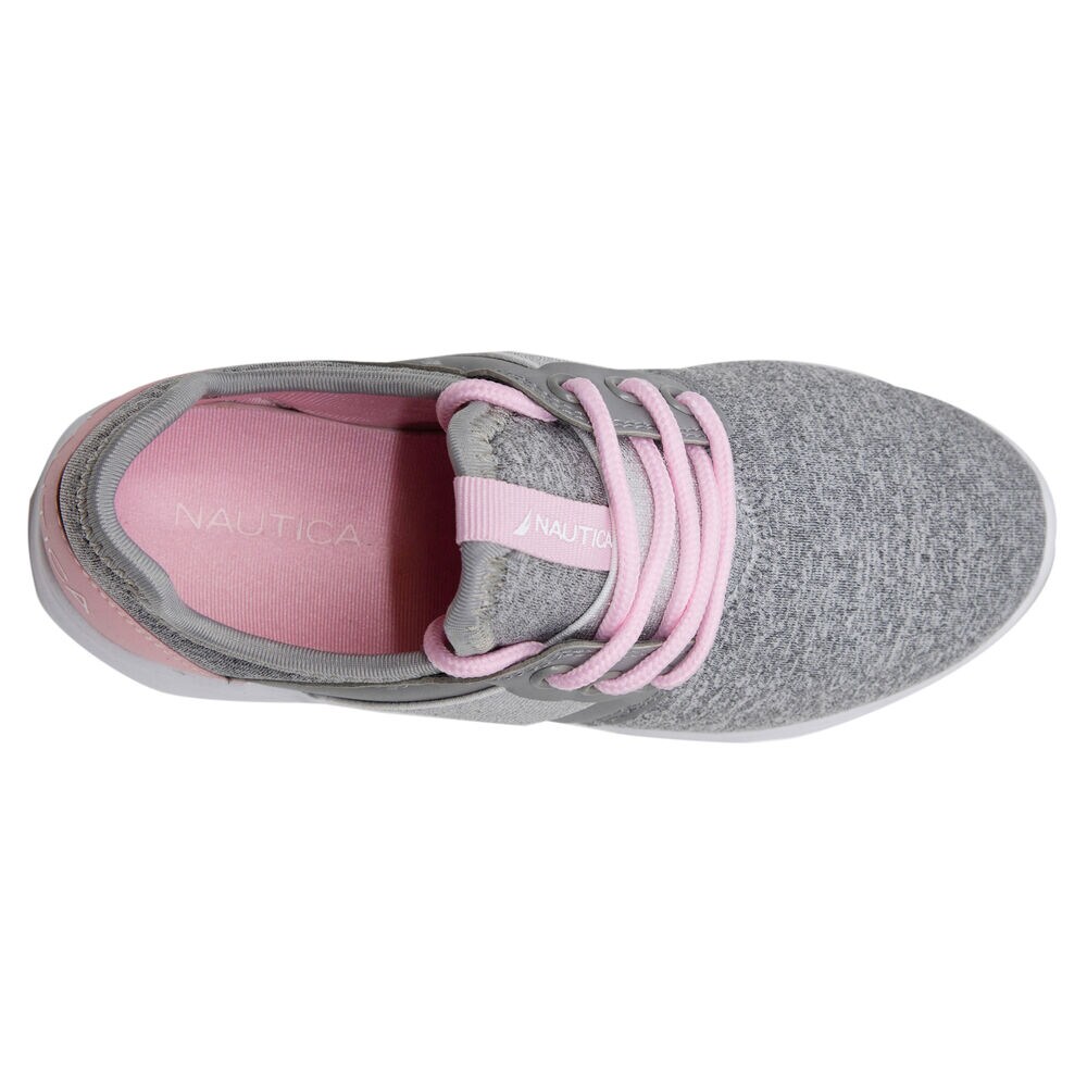 GIRLS COMFY ALL DAY SNEAKER,Charcoal Heather,large