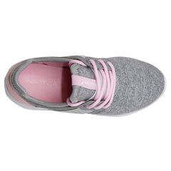 GIRLS COMFY ALL DAY SNEAKER,Charcoal Heather,large