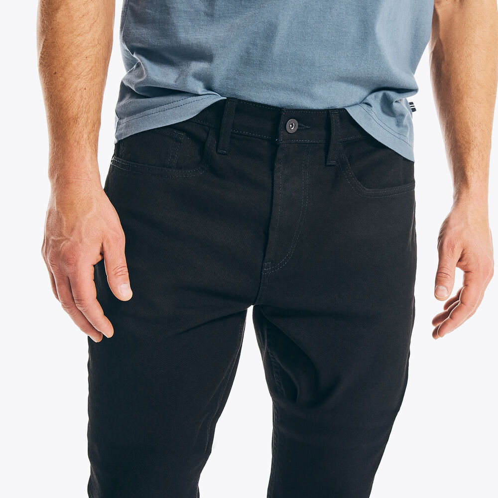 STRAIGHT FIT DENIM,Black Ink Wash,large