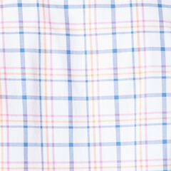 PLAID SHIRT,Bright White,large