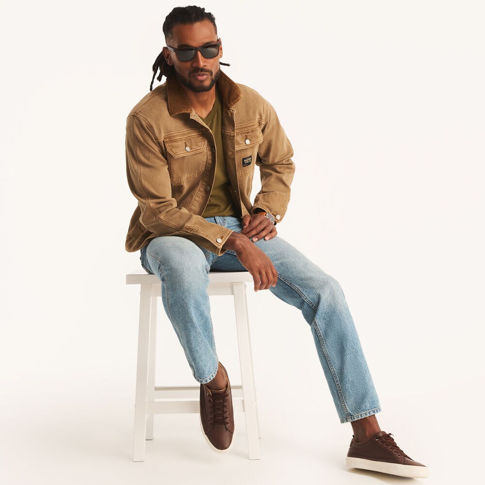 Nautica Jeans Co. Denim Work Jacket,ALL SPICE,large