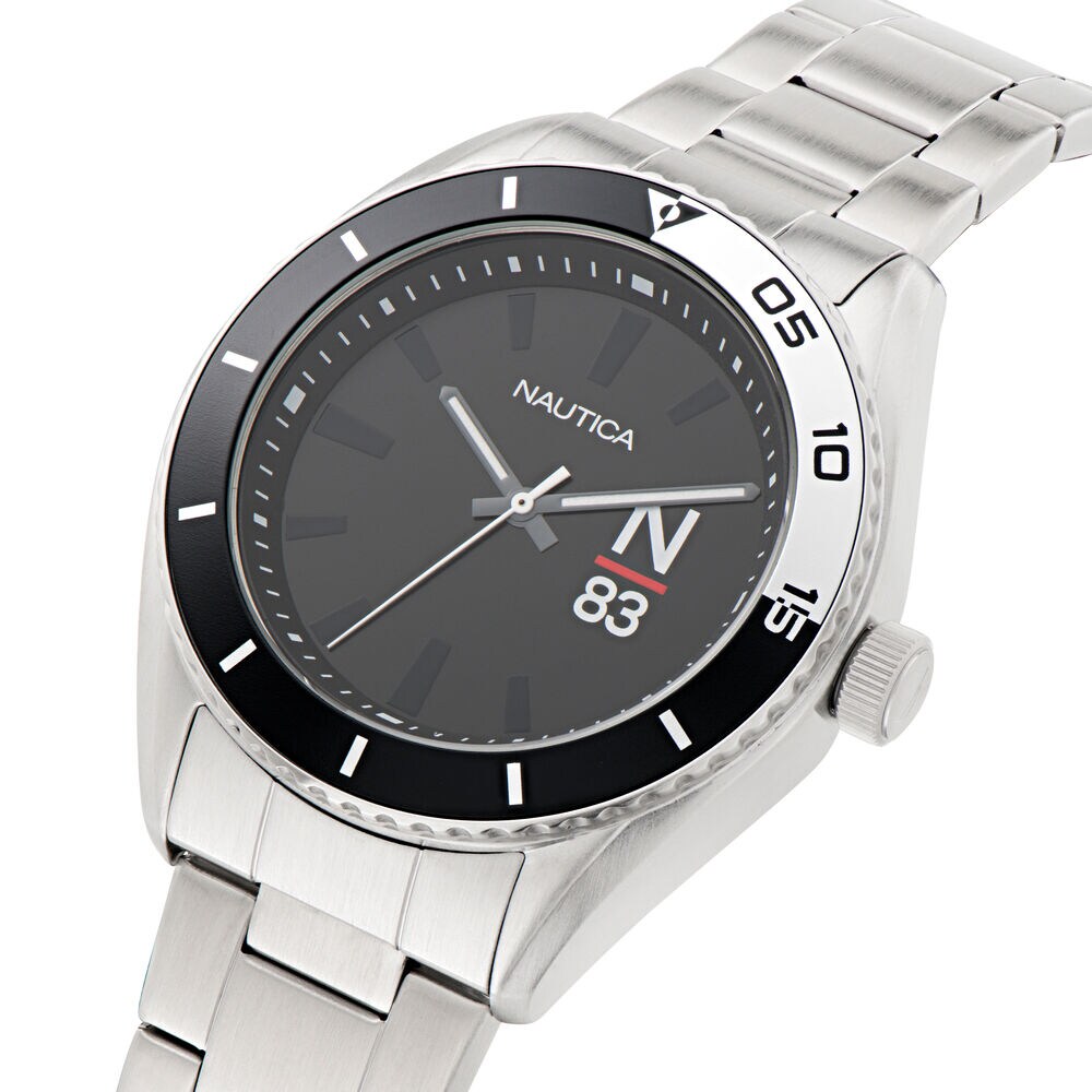 Finn World 3-Hand Stainless Steel Watch,Multi,large