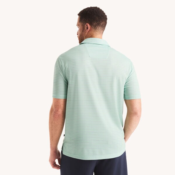 Big & Tall Striped Classic Fit Polo