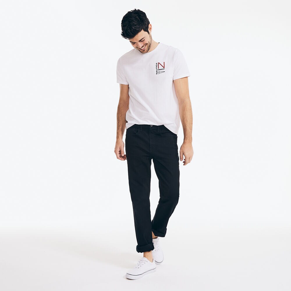 STRAIGHT FIT DENIM,Charcoal,large