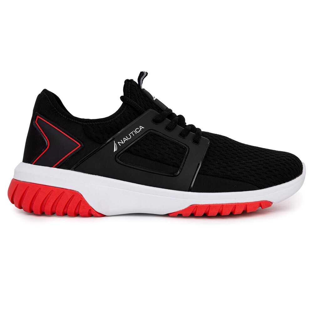 Logo Mesh Sneaker,Black,large