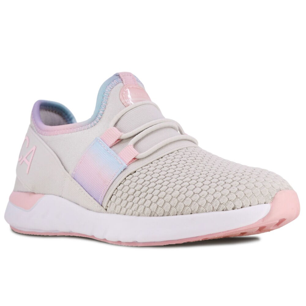 GIRLS' SLIP-ON SNEAKER,Pale Blue,large